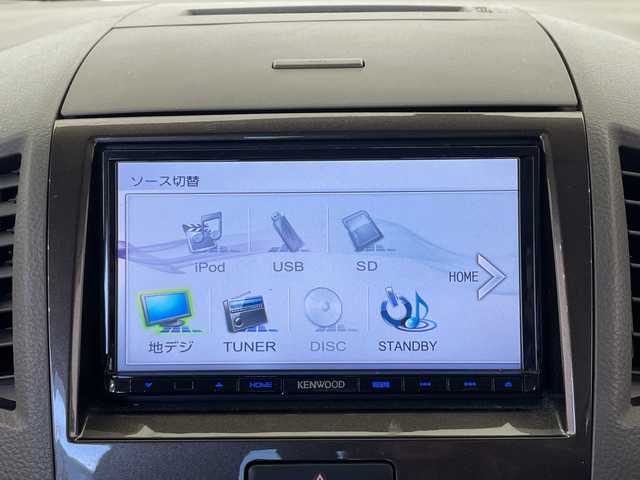 スズキ パレット リミテッドⅡ 栃木県 2012(平24)年 4.2万km パールホワイト 社外SDナビ(KENWOOD製 MDV-L503)/　(フルセTV/CD/DVD)/バックカメラ/片側パワースライドドア　/D席シートヒーター/HIDヘッドライト/オートライト/禁煙車/フロアマット/スマートキー/プッシュスタート/電動格納ミラー/取扱説明書/保証書