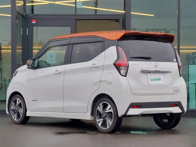 日産 デイズ HWS G ターボ プロパイロットED 東京都 2019(令1)年 5万km プレミアムサンシャインオレンジメタリック/シルキーホワイト プロパイロット/純正9インチナビ/フルセグ/ETC2.0/ドライブレコーダー/アラウンドビューモニター/レーダークルーズコントロール/エマージェンシーブレーキ/車線逸脱警報/踏み間違い衝突防止アシスト/アイドリングストップ/スマートキー/LEDヘッドライト