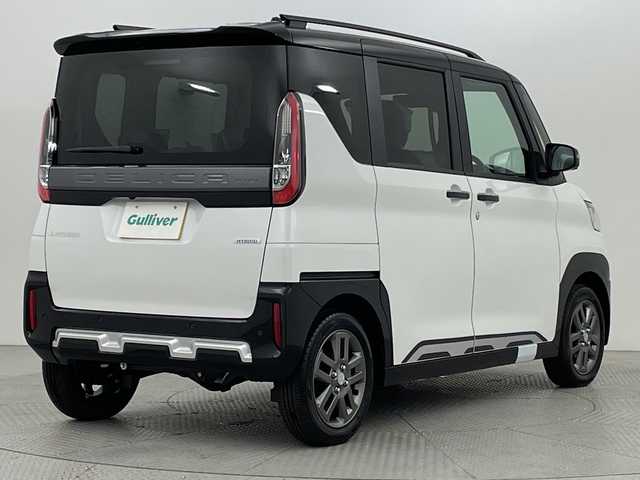 三菱 デリカミニ T プレミアム 新潟県 2025(令7)年 0.1万km未満 アメジストブラック/シルキーホワイト ４WD/登録未使用車/禁煙車/マイパイロット/純正9インチディスプレイオーディオ/　　AM/FM/BT/USB/applecarplay/androidauto/アラウンドビューモニター/両側パワースライドドア/ハンズフリー オートスライドドア/レーダークルーズコントロール/LEDオートライト/ハーフレザーシート/前席シートヒーター/純正15インチアルミホイール付/アイドリングストップ/ステアリングスイッチ/パドルシフト/ステアリングヒーター/電動パーキングブレーキ/オートブレーキホールド/ダウンヒルアシストコントロール/サーキュレーター/リアサンシェード/リアパーソナルデーブル/スペアキー/スマートキー
