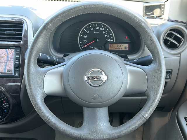 日産 マーチ ボレロ 山口県 2017(平29)年 4.5万km ナイトベールパープル ・純正ナビ（フルセグ/BLUETOOTH/CD/BC）/・前後ドライブレコーダー/・横滑り防止装置/・アイドリングストップ/・オートライト/・14インチAW/・スペアキー/・純正フロアマット/・AAC/・取扱説明書