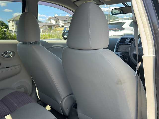 日産 マーチ ボレロ 山口県 2017(平29)年 4.5万km ナイトベールパープル ・純正ナビ（フルセグ/BLUETOOTH/CD/BC）/・前後ドライブレコーダー/・横滑り防止装置/・アイドリングストップ/・オートライト/・14インチAW/・スペアキー/・純正フロアマット/・AAC/・取扱説明書