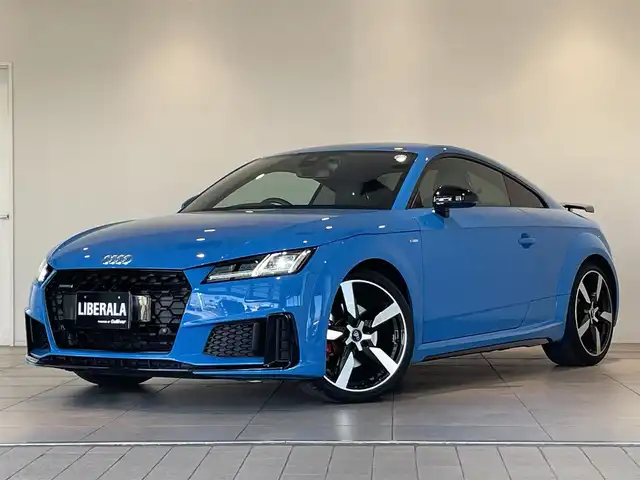 アウディ ＴＴクーペ Sラインコンペティション 愛知県 2020(令2)年 4万km 青 バーチャルコクピット　/マトリクスＬＥＤ　/ＭＭＩナビゲーション　/バックカメラ　/フルセグＴＶ　/Ｂｌｕｅｔｏｏｔｈ　/ハーフレザー　/シートヒーター　/ＬＫＡ　/ＢＳＭ　/クルーズコントロール/ドライブレコーダー　/ＥＴＣ２．０/プッシュスタート/アイドリングストップ/ウィンカーミラー
