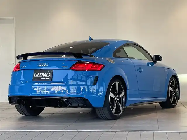 アウディ ＴＴクーペ Sラインコンペティション 愛知県 2020(令2)年 4万km 青 バーチャルコクピット　/マトリクスＬＥＤ　/ＭＭＩナビゲーション　/バックカメラ　/フルセグＴＶ　/Ｂｌｕｅｔｏｏｔｈ　/ハーフレザー　/シートヒーター　/ＬＫＡ　/ＢＳＭ　/クルーズコントロール/ドライブレコーダー　/ＥＴＣ２．０/プッシュスタート/アイドリングストップ/ウィンカーミラー