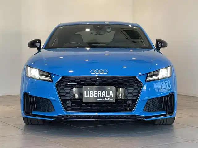 アウディ ＴＴクーペ Sラインコンペティション 愛知県 2020(令2)年 4万km 青 バーチャルコクピット　/マトリクスＬＥＤ　/ＭＭＩナビゲーション　/バックカメラ　/フルセグＴＶ　/Ｂｌｕｅｔｏｏｔｈ　/ハーフレザー　/シートヒーター　/ＬＫＡ　/ＢＳＭ　/クルーズコントロール/ドライブレコーダー　/ＥＴＣ２．０/プッシュスタート/アイドリングストップ/ウィンカーミラー
