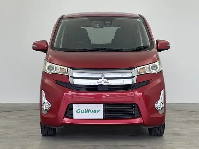 三菱 ｅＫカスタム T e－アシスト 群馬県 2014(平26)年 9.2万km ワイン 禁煙車　ナビ　Bluetooth　フルセグ　バックカメラ　衝突軽減システム　ETC　ドライブレコダー　オートライト　横滑り防止装置　純正フロアマット　スマートキー　プッシュスタート　電動格納ミラー　