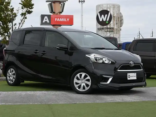 トヨタ シエンタ G 千葉県 2016(平28)年 5.2万km ブラックマイカ 185/60R15/モデリスタフロントフポイラー/両側パワースライドドア/純正SDナビ/ワンセグTV/【CD再生機能　Bluetooth接続】/バックカメラ/革巻きステアリング/ETC/LEDヘッドライト/ウインカーミラー/スマートキー