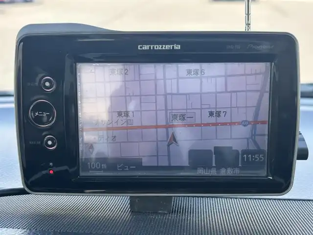 日産 モコ Xアイドリングストップ 岡山県 2012(平24)年 6.6万km アーバンブラウン 登録時走行距離　66232km/社外ナビ（AVIC-T05）/純正オーディオ/ETC/バックカメラ/オートライト/ヘッドライトレベライザー/プッシュスタート/スマートキー/アイドリングストップ/純正ホイールカバー/社外13インチAW積込/電動格納ミラー/純正フロアマット/リアプライバシーガラス/横滑防止装置/盗難防止装置