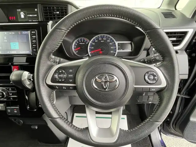 トヨタ ルーミー カスタムG 福岡県 2022(令4)年 2.9万km クールバイオレットクリスタルシャイン 純正7型SDナビ(フルセグTV/CD/DVD/BT)全方位モニターコーナーセンサーオートホールド両側パワスラクルコンETC2.0USB純正アルミホイール純正LED純正フロアマットプッシュスタートスマートキースペアキー