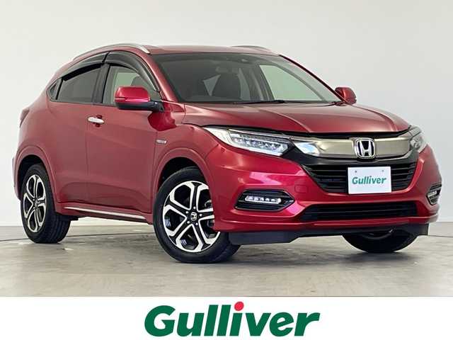 ホンダ ヴェゼル ハイブリッド Z ホンダセンシング 岐阜県 2018(平30)年 4.8万km プレミアムクリスタルレッドM 純正8型ナビ(VXM-187VFEi)/・フルセグ/・Bluetooth/バックモニター/ドライブレコーダー/ビルドインETC/前席シートヒーター/ハーフレザーシート/アダプティブクルーズコントロール/LEDライト/スマートキー/プッシュスタート