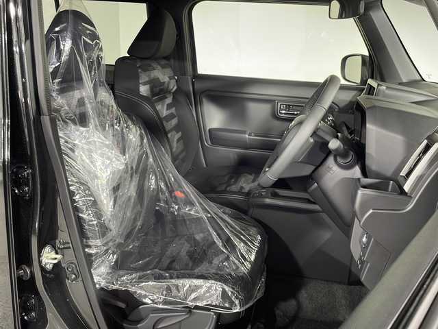 ダイハツ タフト G ダーククロムベンチャー 神奈川県 2025(令7)年 0.1千km ブラックマイカメタリック 届出済未使用車/ガラスルーフ/純正オプション15インチAW/前席シートヒーター/アダプティブクルーズコントロール/衝突軽減ブレーキ/レーンキープアシスト/前後コーナーセンサー/LEDヘッドライト/オートライト/オートハイビーム/アイドリングストップ/電動パーキングブレーキ/オートブレーキホールド/プッシュスタート/スマートキー×２