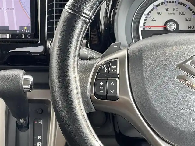 スズキ ハスラー Jスタイル Ⅱ ターボ 岩手県 2017(平29)年 6.4万km クールカーキパールメタリック/ホワイト2トーンルーフ 禁煙車/4WD/クルーズコントロール/社外ナビ/→フルセグTV/Bluetooth/CD/DVD/FM/AM/前席シートヒーター/ビルトインETC/レーンキープアシスト/横滑り防止装置/衝突軽減ブレーキ/ヒルディセントコントロール/グリップコントロール/〇プッシュスタート/〇パドルシフト/〇電動格納ミラー/〇ウィンカーミラー/〇フロアマット/〇ドアバイザー/オートライト/フォグライト