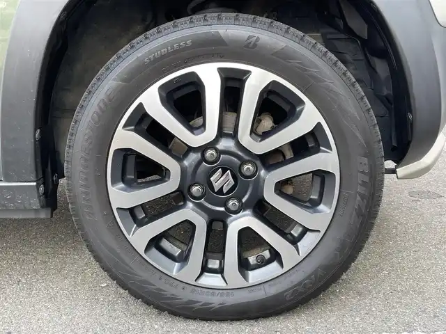 スズキ ハスラー Jスタイル Ⅱ ターボ 岩手県 2017(平29)年 6.4万km クールカーキパールメタリック/ホワイト2トーンルーフ 禁煙車/4WD/クルーズコントロール/社外ナビ/→フルセグTV/Bluetooth/CD/DVD/FM/AM/前席シートヒーター/ビルトインETC/レーンキープアシスト/横滑り防止装置/衝突軽減ブレーキ/ヒルディセントコントロール/グリップコントロール/〇プッシュスタート/〇パドルシフト/〇電動格納ミラー/〇ウィンカーミラー/〇フロアマット/〇ドアバイザー/オートライト/フォグライト