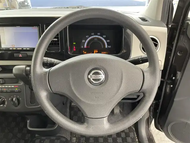日産 モコ S 滋賀県 2013(平25)年 8.6万km アーバンブラウン 禁煙車/社外７型ナビ（ＣＤ／ワンセグ）/バックモニター/電動格納ミラー/パワーウィンドウ/アイドリングストップ/プッシュスタート