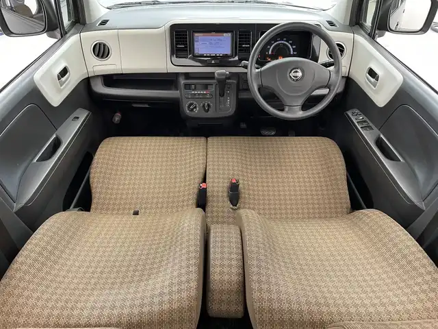 日産 モコ S 滋賀県 2013(平25)年 8.6万km アーバンブラウン 禁煙車/社外７型ナビ（ＣＤ／ワンセグ）/バックモニター/電動格納ミラー/パワーウィンドウ/アイドリングストップ/プッシュスタート