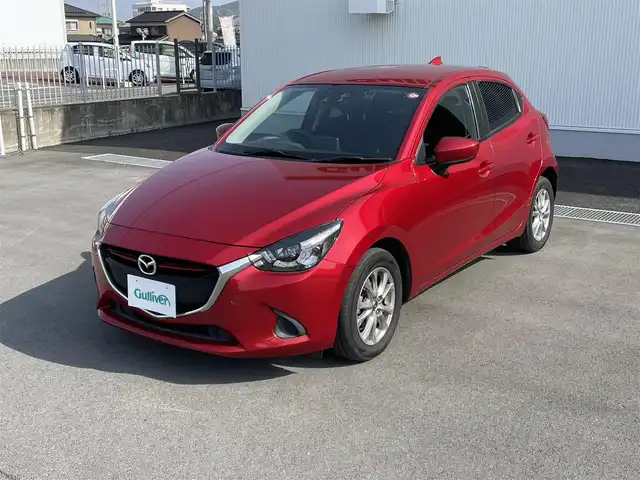 マツダ デミオ 13S ツーリング 兵庫県 2016(平28)年 7.2万km ソウルレッドプレミアムメタリック 〇マツダコネクトナビ/〇フルセグTV/〇バックモニター/〇ETC/〇ドライブレコーダー/〇スマートシティブレーキサポート/〇LEDヘッドランプ/〇アクティブドライビングディスプレイ/〇ブラインドスポットモニタ/〇ステアリングスイッチ/〇SRSエアバック（運転席・助手席・サイド・カーテン）