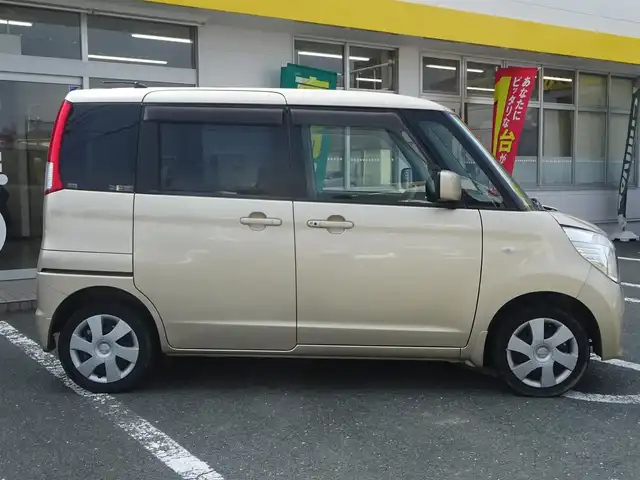 日産 ルークス G 静岡県 2010(平22)年 1.8万km クリアベージュ 走行距離18千キロ/禁煙車/タイヤ新品10ミリ/プッシュスタート/スマートキー/片側パワースライドドア/ケンウッド　CDデッキ/純正フロアマット/サイドエアバック/オートエアコン/保証書・取扱説明書