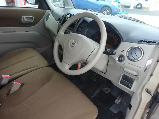 日産 ルークス G 静岡県 2010(平22)年 1.8万km クリアベージュ 走行距離18千キロ/禁煙車/タイヤ新品10ミリ/プッシュスタート/スマートキー/片側パワースライドドア/ケンウッド　CDデッキ/純正フロアマット/サイドエアバック/オートエアコン/保証書・取扱説明書