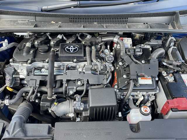 トヨタ プリウス U 岐阜県 2023(令5)年 3.9万km ダークブルー 禁煙車/純正ナビ/AM/FM/BT/フルセグTV/Miracast/USB/バックカメラ/サイドカメラ/フロントカメラ/プリクラッシュセーフティ/BSM/LTA/レーダークルーズコントロール /オートライト/オートハイビーム/LEDヘッドライト/電子パーキングブレーキ/ブレーキホールド/前後ドライブレコーダー/AC100V/ビルトインETC2.0/