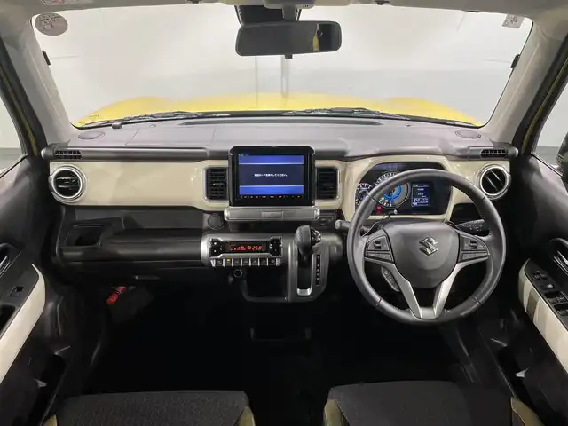 スズキ クロスビー HYBRID MZ 愛知県 2018(平30)年 1.3万km ラッシュイエローメタリック/ブラック2トーンルーフ 純正8インチナビ/（登録時地図SD確認無し）/衝突軽減ブレーキ/アラウンドビューモニター/シートヒーター/LEDヘッドライト/クルーズコントロール/パドルシフト/コーナーセンサー/レーンキープアシスト/プッシュスタート/スマートキー/アイドリングストップ/純正フロアマット/純正16インチアルミホイール
