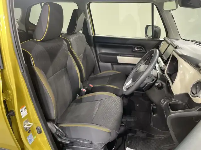 スズキ クロスビー HYBRID MZ 愛知県 2018(平30)年 1.3万km ラッシュイエローメタリック/ブラック2トーンルーフ 純正8インチナビ/（登録時地図SD確認無し）/衝突軽減ブレーキ/アラウンドビューモニター/シートヒーター/LEDヘッドライト/クルーズコントロール/パドルシフト/コーナーセンサー/レーンキープアシスト/プッシュスタート/スマートキー/アイドリングストップ/純正フロアマット/純正16インチアルミホイール