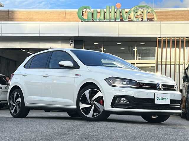 フォルクスワーゲン ポロＧＴＩ 沖縄県 2021(令3)年 3.5万km 白 純正ナビ・Bluetooth/バックカメラ/ETC/ドライブレコーダー/コーナーセンサー/オートライト/衝突軽減システム/クルーズコントロール/スマートキー