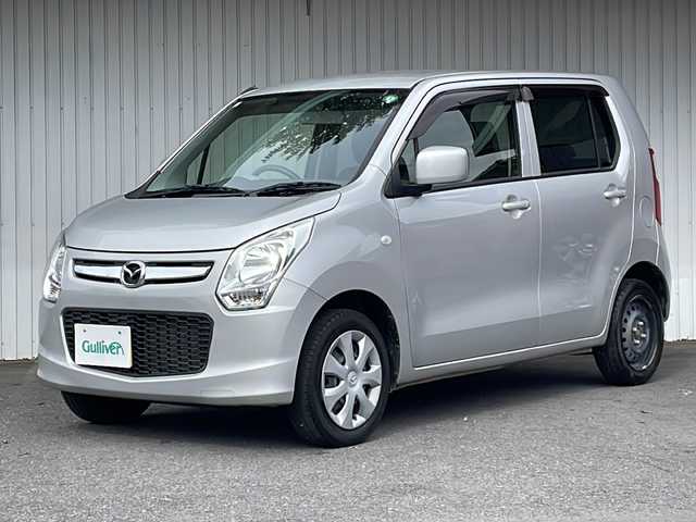 マツダ フレア XG 長野県 2013(平25)年 1.9万km シルキーシルバーメタリック 社外CD/アイドリングストップ/社外フロアマット/保障書・取説