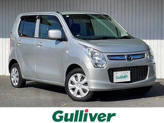 マツダ フレア XG 長野県 2013(平25)年 1.9万km シルキーシルバーメタリック 社外CD/アイドリングストップ/社外フロアマット/保障書・取説