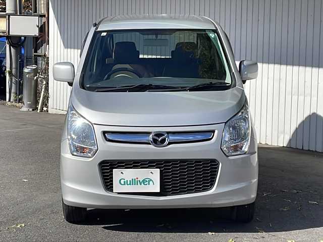 マツダ フレア XG 長野県 2013(平25)年 1.9万km シルキーシルバーメタリック 社外CD/アイドリングストップ/社外フロアマット/保障書・取説