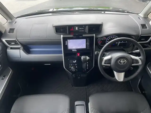 トヨタ ルーミー カスタムG S 新潟県 2017(平29)年 5万km ブラックマイカメタリック スマートキー×２/プッシュスタート/純正SDナビ(NSZT-W62G)/　 フルセグ・CD・BT/バックカメラ/両側パワースライドドア/革巻きステアリング/ステアリングスイッチ/セーフティセンス/運転席・助手席シートヒーター/クルーズコントロール/純正フロアマット/純正ドアバイザー