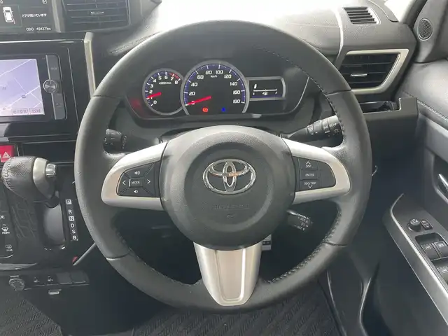 トヨタ ルーミー カスタムG S 新潟県 2017(平29)年 5万km ブラックマイカメタリック スマートキー×２/プッシュスタート/純正SDナビ(NSZT-W62G)/　 フルセグ・CD・BT/バックカメラ/両側パワースライドドア/革巻きステアリング/ステアリングスイッチ/セーフティセンス/運転席・助手席シートヒーター/クルーズコントロール/純正フロアマット/純正ドアバイザー