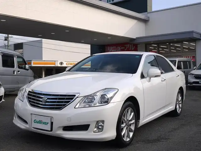 トヨタ クラウン ロイヤル ロイヤルサルーン 熊本県 2008(平20)年 17.7万km ホワイトパールクリスタルシャイン 純正HDDナビ/【フルセグテレビ/CD/DVD/ミュージックサーバー】/バックカメラ/クルーズコントロール/ステアリングスイッチ/パワーシート/電動チルト/純正17インチアルミホイール/プッシュスタート/スマートキー/ETC/HIDヘッドライト/オートライト/オートエアコン/純正フロアマット/スペアキー