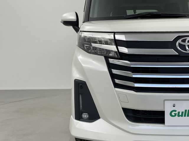 トヨタ ルーミー カスタムG 奈良県 2020(令2)年 0.8万km ブラックマイカメタリック/パールホワイト2トーン 純正9インチメモリナビ/フルセグTV/Bluetoothオーディオ/DVD/TVキャンセラー/バックカメラ/スマートアシストIII/衝突軽減ブレーキ/車線逸脱警報/全車速追従機能付きアダプティブクルーズコントロール/電動パーキングブレーキ/両側ウェルカムパワースライドドア/純正前後ドラレコ/LEDライト/ウインカーミラー/スペアキー