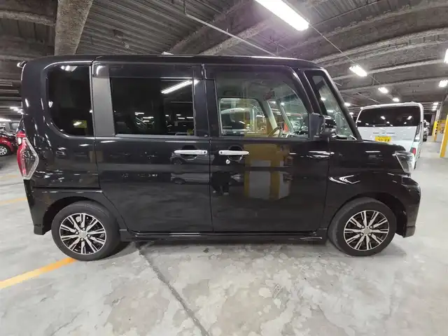 ダイハツ タント カスタムX トップED LTD SAⅢ 福岡県 2018(平30)年 7.8万km ブラックマイカメタリック 〇ワンオーナー/〇純正ナビ/〇フルセグTV/〇パノラマモニター/〇両側パワースライドドア/〇ETC/〇ドライブレコーダー/〇スマートアシスト3/〇純正14インチアルミ/〇LEDランプ/フォグランプ/〇オートライト/〇合皮/ファブリックコンビシート/〇シートヒーター/〇オートエアコン/〇スマートキー/〇禁煙車