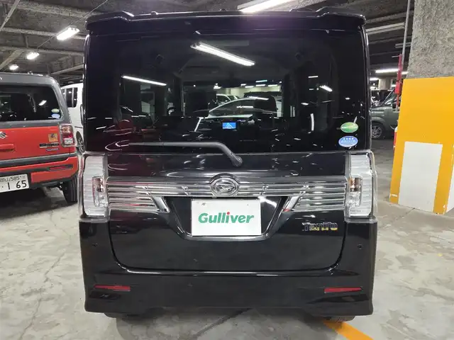 ダイハツ タント カスタムX トップED LTD SAⅢ 福岡県 2018(平30)年 7.8万km ブラックマイカメタリック 〇ワンオーナー/〇純正ナビ/〇フルセグTV/〇パノラマモニター/〇両側パワースライドドア/〇ETC/〇ドライブレコーダー/〇スマートアシスト3/〇純正14インチアルミ/〇LEDランプ/フォグランプ/〇オートライト/〇合皮/ファブリックコンビシート/〇シートヒーター/〇オートエアコン/〇スマートキー/〇禁煙車