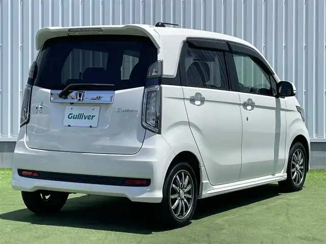 ホンダ Ｎ ＷＧＮ カスタム Gターボ SSクールPKG 香川県 2015(平27)年 2.7万km プレミアムホワイトパールⅡ 登録時走行距離：26966ｋｍ/ナビ/ワンセグＴＶ/クルーズコントロール/パドルシフト