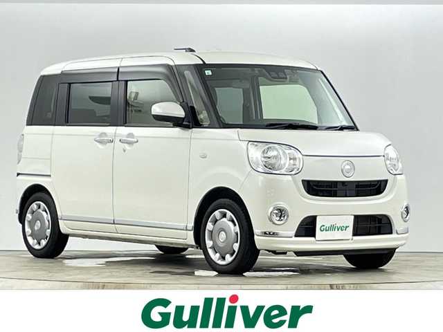 ダイハツ ムーヴ キャンバス X メイクアップ リミテッド SAⅢ 愛知県 2021(令3)年 6.8万km パールホワイトⅢ 純正7インチナビ/（CD/DVD/フルセグTV/Bluetooth）/全方位カメラ/両側パワースライドドア/スマートアシストIII/・衝突軽減ブレーキ/・レーンキープアシスト/・オートマチックハイビーム/ETC/アイドリングストップ/ドライブレコーダー/スマートキー/プッシュスタート/電動ミラー/ステアリングスイッチ/フォグランプ/取説