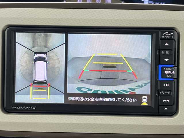 ダイハツ ムーヴ キャンバス X メイクアップ リミテッド SAⅢ 愛知県 2021(令3)年 6.8万km パールホワイトⅢ 純正7インチナビ/（CD/DVD/フルセグTV/Bluetooth）/全方位カメラ/両側パワースライドドア/スマートアシストIII/・衝突軽減ブレーキ/・レーンキープアシスト/・オートマチックハイビーム/ETC/アイドリングストップ/ドライブレコーダー/スマートキー/プッシュスタート/電動ミラー/ステアリングスイッチ/フォグランプ/取説