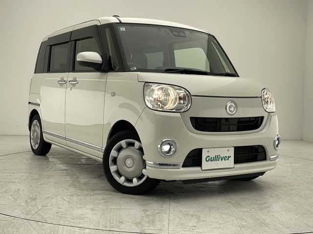 ダイハツ ムーヴ キャンバス X メイクアップ リミテッド SAⅢ 沖縄県 2021(令3)年 6.8万km パールホワイトⅢ 純正ナビNMZK-W71D/（CD/DVD/フルセグTV/Bluetooth）/全方位カメラ/両側パワースライドドア/スマートアシストIII/衝突軽減ブレーキ/レーンキープアシスト/オートマチックハイビーム/ETC/アイドリングストップ/ドライブレコーダー/スマートキー/プッシュスタート/電動ミラー/ステアリングスイッチ/フォグランプ