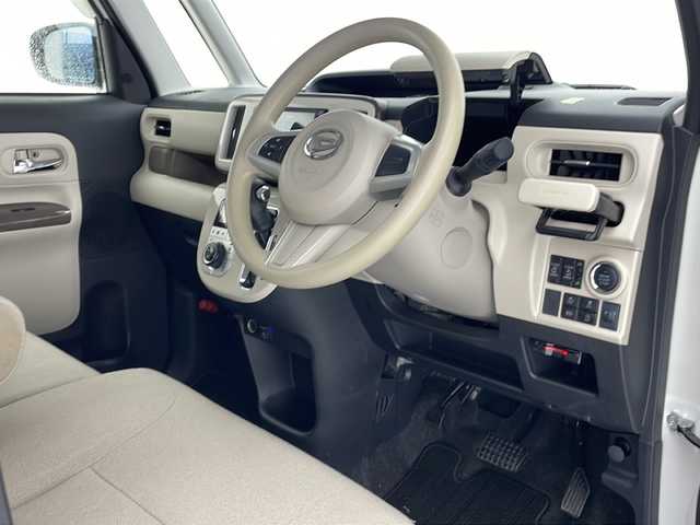 ダイハツ ムーヴ キャンバス X メイクアップ リミテッド SAⅢ 沖縄県 2021(令3)年 6.8万km パールホワイトⅢ 純正ナビNMZK-W71D/（CD/DVD/フルセグTV/Bluetooth）/全方位カメラ/両側パワースライドドア/スマートアシストIII/衝突軽減ブレーキ/レーンキープアシスト/オートマチックハイビーム/ETC/アイドリングストップ/ドライブレコーダー/スマートキー/プッシュスタート/電動ミラー/ステアリングスイッチ/フォグランプ