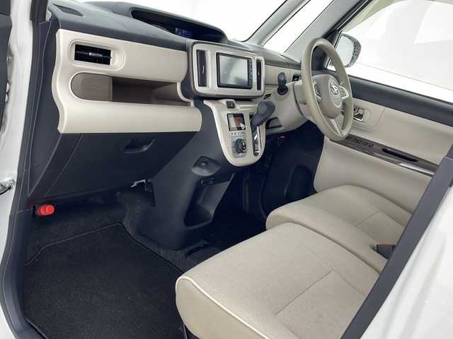 ダイハツ ムーヴ キャンバス X メイクアップ リミテッド SAⅢ 沖縄県 2021(令3)年 6.8万km パールホワイトⅢ 純正ナビNMZK-W71D/（CD/DVD/フルセグTV/Bluetooth）/全方位カメラ/両側パワースライドドア/スマートアシストIII/衝突軽減ブレーキ/レーンキープアシスト/オートマチックハイビーム/ETC/アイドリングストップ/ドライブレコーダー/スマートキー/プッシュスタート/電動ミラー/ステアリングスイッチ/フォグランプ