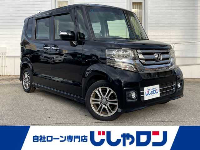 ホンダ Ｎ ＢＯＸ カスタム G L SSパッケージ 富山県 2015(平27)年 9.3万km スマートブラック (株)IDOMが運営する【じしゃロン富山店】の自社ローン専用車両になります。こちらは現金またはオートローンご利用時の価格です。自社ローンご希望の方は別途その旨お申し付け下さい/両側パワースライドドア/バックカメラ/Bluetooth/オートライト/フルセグTV/スマートキー