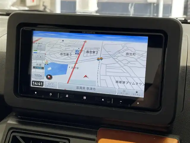 ダイハツ タフト G ターボ 滋賀県 2022(令4)年 5.5万km レイクブルーメタリック 禁煙車/ガラスルーフ/社外7インチメモリーナビ/（Bluetooth/フルセグ/USB/ipod/HDMI）/追従クルコン/レーンキープアシスト/前後ソナー/電動パーキングブレーキ/シートヒーター/LEDヘッドライト/社外１５AW/ステアリングリモコン/プッシュスタート/スマートキー/ETC