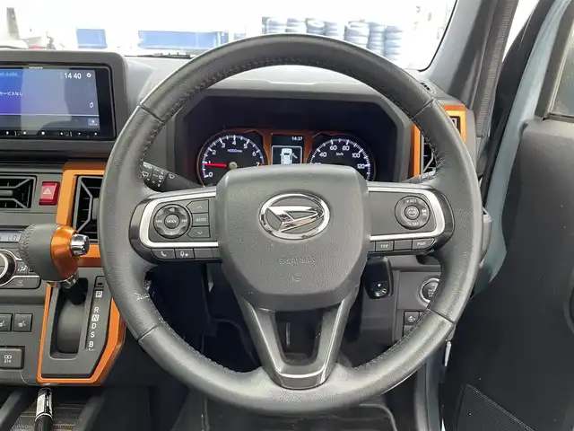 ダイハツ タフト G ターボ 滋賀県 2022(令4)年 5.5万km レイクブルーメタリック 禁煙車/ガラスルーフ/社外7インチメモリーナビ/（Bluetooth/フルセグ/USB/ipod/HDMI）/追従クルコン/レーンキープアシスト/前後ソナー/電動パーキングブレーキ/シートヒーター/LEDヘッドライト/社外１５AW/ステアリングリモコン/プッシュスタート/スマートキー/ETC