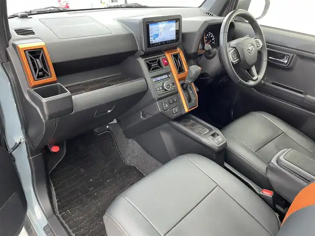 ダイハツ タフト G ターボ 滋賀県 2022(令4)年 5.5万km レイクブルーメタリック 禁煙車/ガラスルーフ/社外7インチメモリーナビ/（Bluetooth/フルセグ/USB/ipod/HDMI）/追従クルコン/レーンキープアシスト/前後ソナー/電動パーキングブレーキ/シートヒーター/LEDヘッドライト/社外１５AW/ステアリングリモコン/プッシュスタート/スマートキー/ETC