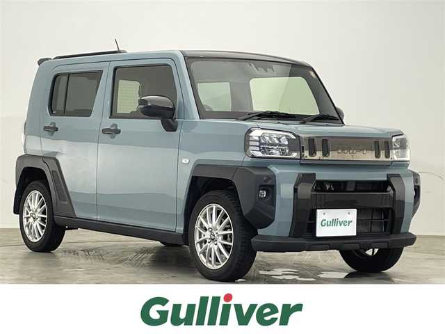 ダイハツ タフト G ターボ 奈良県 2022(令4)年 5.5万km レイクブルーメタリック 禁煙車/ガラスルーフ/社外7インチメモリーナビ/（Bluetooth/フルセグ/USB/ipod/HDMI）/追従クルコン/レーンキープアシスト/前後ソナー/電動パーキングブレーキ/シートヒーター/LEDヘッドライト/社外１５AW/ステアリングリモコン/プッシュスタート/スマートキー/ETC