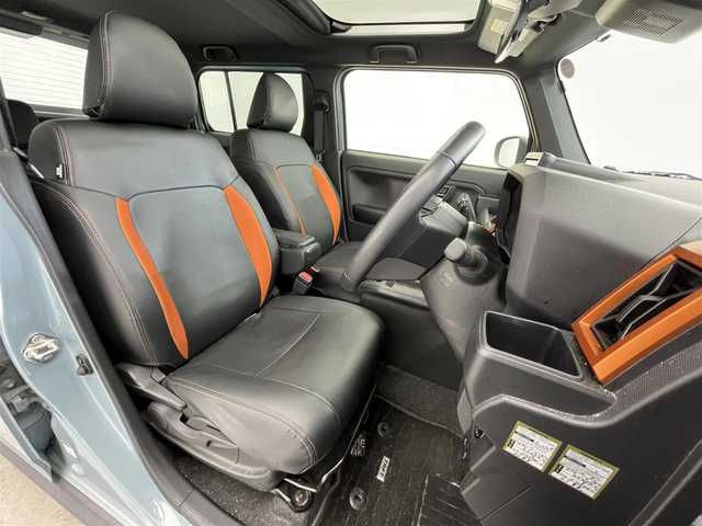 ダイハツ タフト G ターボ 奈良県 2022(令4)年 5.5万km レイクブルーメタリック 禁煙車/ガラスルーフ/社外7インチメモリーナビ/（Bluetooth/フルセグ/USB/ipod/HDMI）/追従クルコン/レーンキープアシスト/前後ソナー/電動パーキングブレーキ/シートヒーター/LEDヘッドライト/社外１５AW/ステアリングリモコン/プッシュスタート/スマートキー/ETC