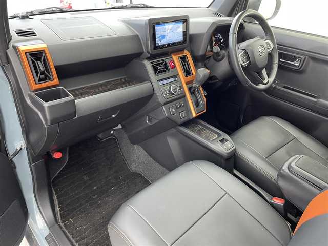 ダイハツ タフト G ターボ 奈良県 2022(令4)年 5.5万km レイクブルーメタリック 禁煙車/ガラスルーフ/社外7インチメモリーナビ/（Bluetooth/フルセグ/USB/ipod/HDMI）/追従クルコン/レーンキープアシスト/前後ソナー/電動パーキングブレーキ/シートヒーター/LEDヘッドライト/社外１５AW/ステアリングリモコン/プッシュスタート/スマートキー/ETC
