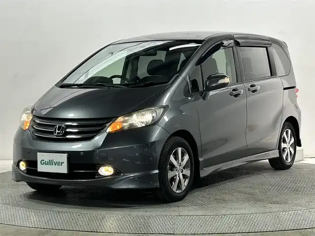 ホンダ フリード Giエアロ 大阪府 2008(平20)年 5.8万km ポリッシュドメタルメタリック 純正HDDナビ　両側パワースライドドア　バックカメラ　コーナーセンサー　スマートキー　スペアキー　オートライト　フォグランプ　ETC　
