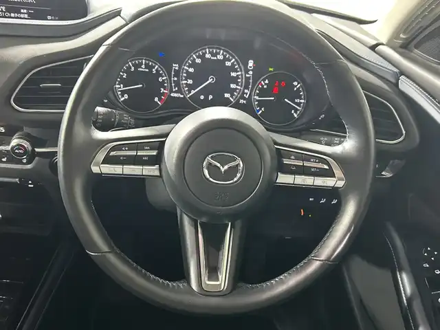 マツダ ＣＸ－３０ 20S プロアクティブツーリングセレ 神奈川県 2021(令3)年 4.1万km ポリメタルグレーM メーカーオプションナビゲーション/AM FM Bluetooth フルセグ HDMI CD DVD/360°ビューモニター/レーダークルーズコントロール/前側方接近車両検知/後側方接近車両検知/車線逸脱警報システム/ブラインドスポットモニター/ディスタンス＆スピードアラート/レーンキープアシストシステム/スマートブレーキサポート/パーキングセンサー/パワーバックドア/ステアリングヒーター/ステアリングリモコン/パドルシフト/オートホールド/メモリーシート/前席シートヒーター/パワーシート/ビルトインETC/純正前後ドライブレコーダー/ヘッドアップディスプレイ/LEDヘッドライト/オートライト/オートライト/オートマチックハイビーム/純正18インチアルミホイル/スマートキー