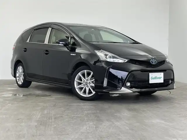 トヨタ プリウス α G ツーリングセレクション 群馬県 2019(令1)年 4.1万km アティチュードブラックマイカ モデリスタエアロ　純正９型ナビ　Ｂカメラ　衝突軽減　レーダークルーズ　レーンキープ　オートハイビーム　ＬＥＤヘッド　フォグランプ　ビルトインＥＴＣ　プッシュスタート　スマートキー　純正アルミ　禁煙車